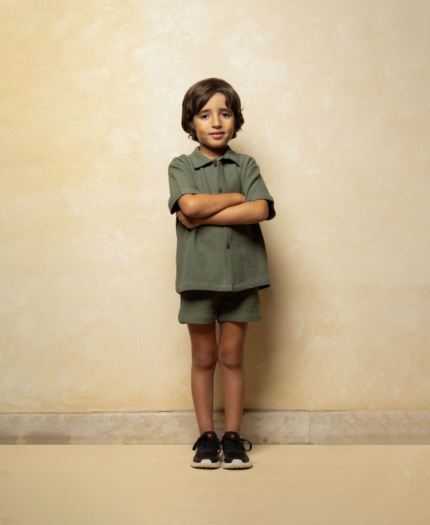 Surf & Button in Olive -Unisex