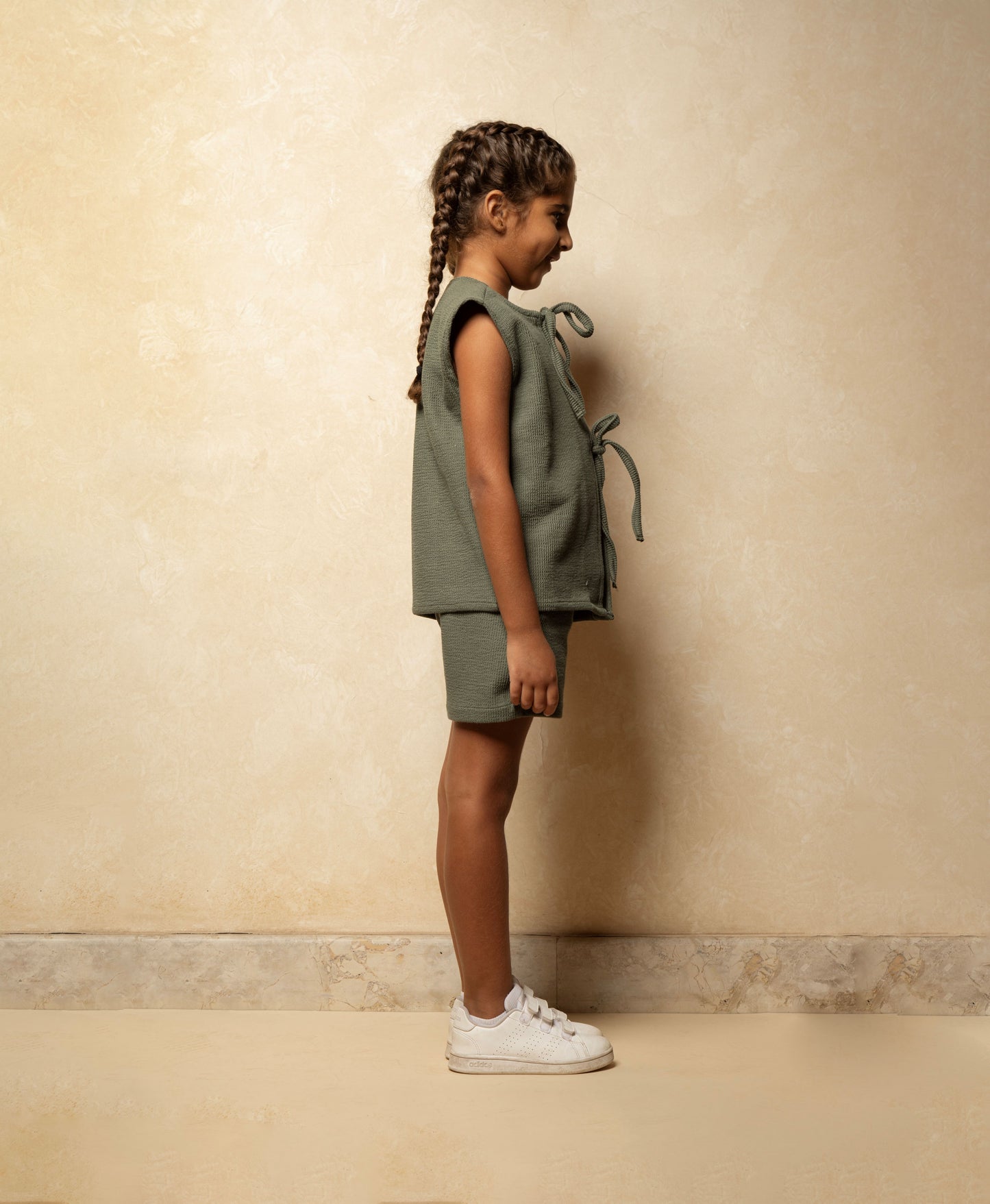 Knit & Knot in Olive-Girls