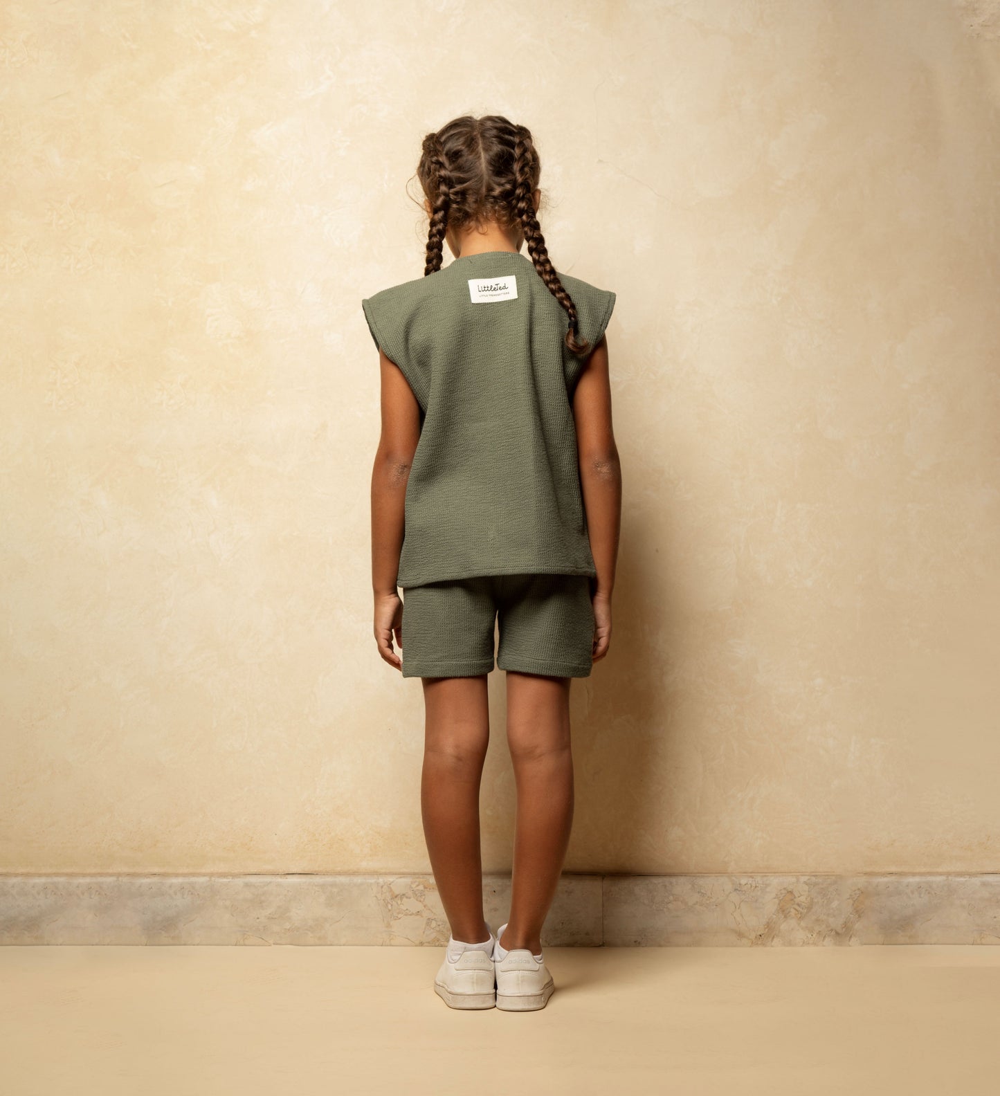 Knit & Knot in Olive-Girls