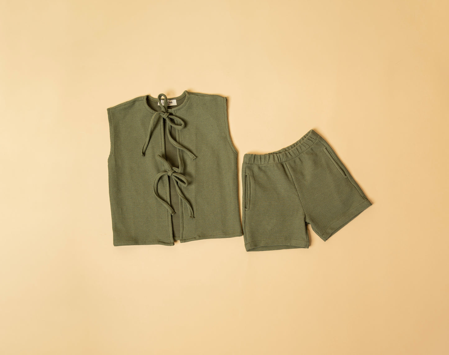 Knit & Knot in Olive-Girls