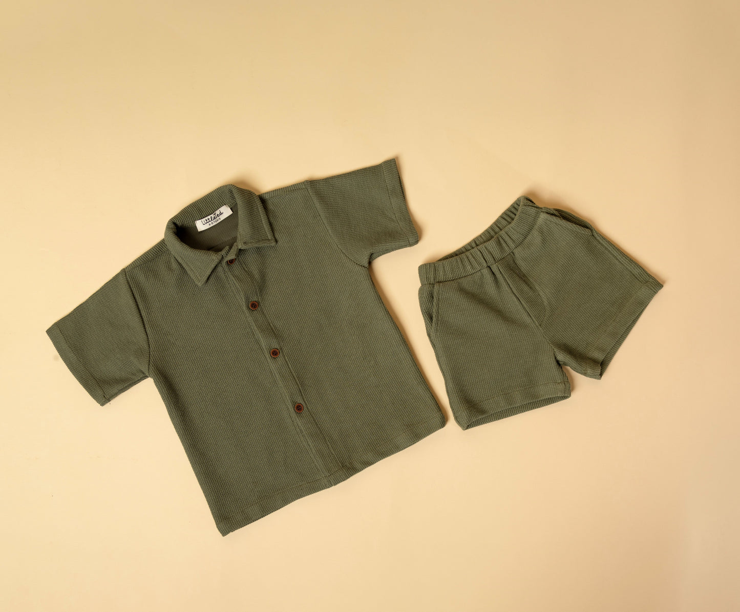 Surf & Button in Olive -Unisex