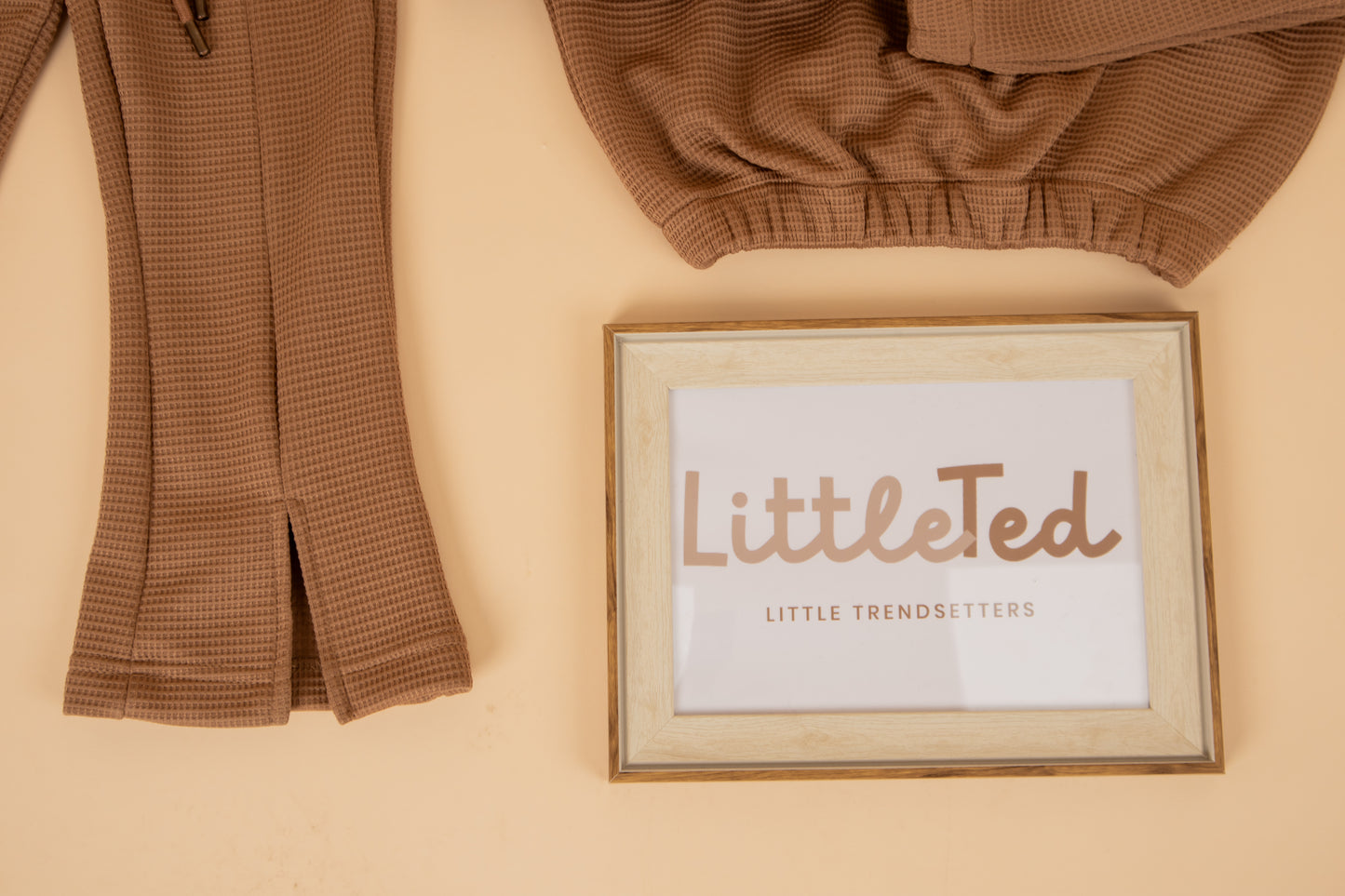 The Waffle in Coffee Beige-Girls