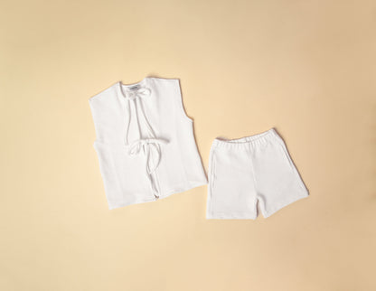 Knit & Knot in White-Girls