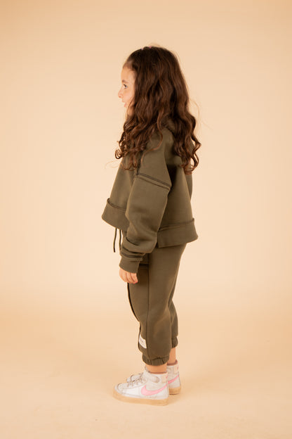 The Rough-Cut in Olive Green-Unisex