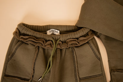 The Rough-Cut in Olive Green-Unisex